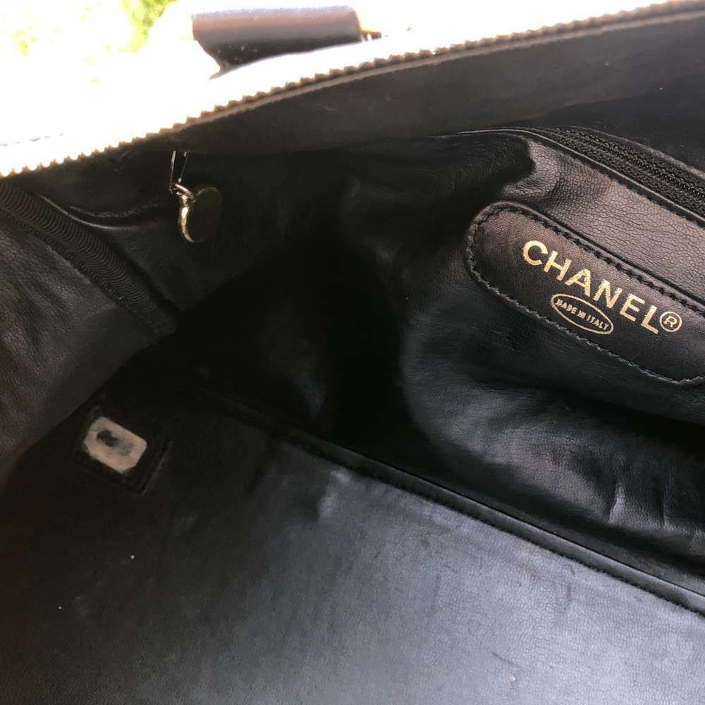 Chanel Vintage Quilted Lambskin Boston Bag - Picture 4 of 8